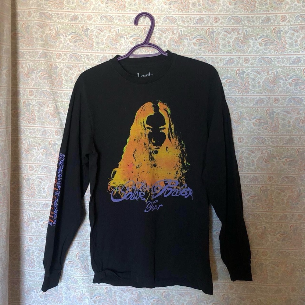 Lorder Solarpower tour merch concert long-sleeve 2022